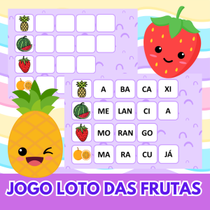 Jogo Loto das Frutas